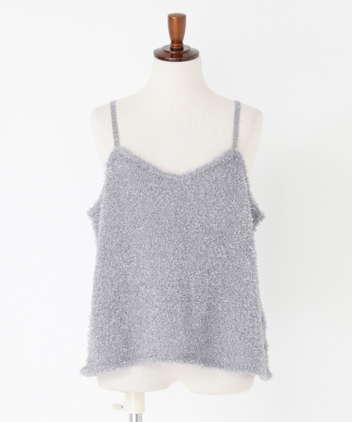 n'OrLABEL（ノアールレーベル）の「『テープヤーンニットキャミソール』（キャミソール・レディース・グレー/ベージュ/ブラック・1/2）」の13枚目の写真
