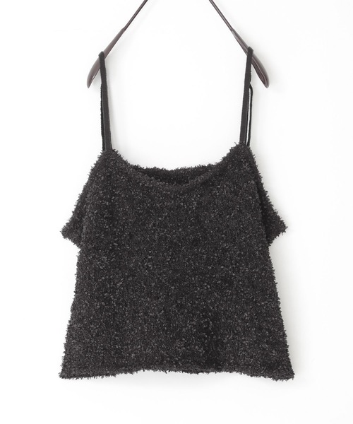 n'OrLABEL（ノアールレーベル）の「『テープヤーンニットキャミソール』（キャミソール・レディース・グレー/ベージュ/ブラック・1/2）」の11枚目の写真