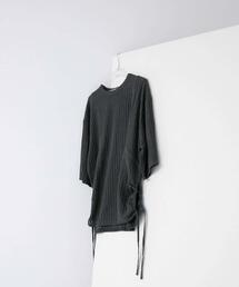lace slit tee