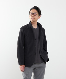 MEN'S MELROSE | クールマックスサッカープリント スタンドカラージャケット(テーラードジャケット)