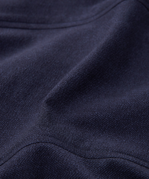 MEN'S MELROSE(メンズメルローズ)の「クールマックスサッカープリント スタンドカラージャケット(テーラードジャケット・メンズ・チャコールグレー/ネイビー・2/4/3)」の13枚目の写真