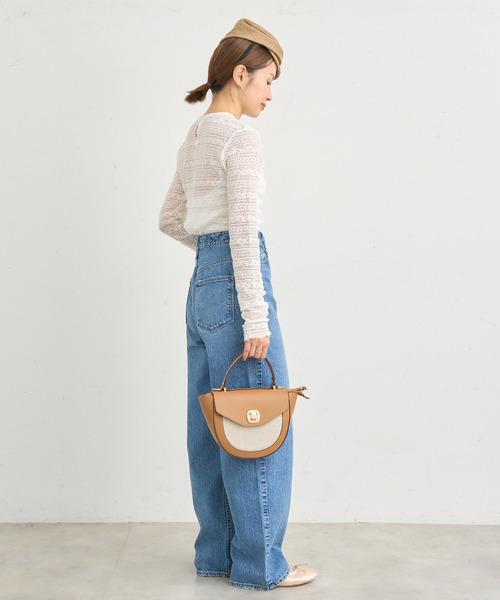 IENA(イエナ)の「《追加》Flowerストレッチレース プルオーバー(Tシャツ/カットソー・レディース・ホワイト・FREE)」の7枚目の写真