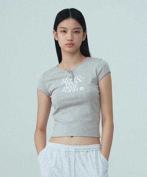 トップス Rest & Recreation CAP SLEEVE T-SHIRT Rest&Recreation/レストアンドレクリエーション CAP SLEEVE T