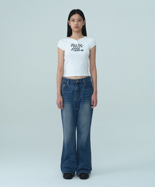 トップス Rest & Recreation CAP SLEEVE T-SHIRT Rest&Recreation/レストアンドレクリエーション CAP SLEEVE T