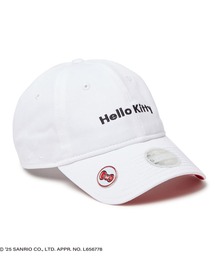 NEW ERA（ニューエラ）の「NEW ERA/ニューエラ キャップ 9TWENTY On Par HELLO KITTY ハローキティ (ゴルフWomen's) ホワイト/ブラック 14432178/14432179（キャップ・メンズ）」