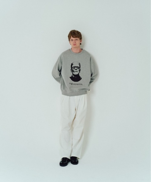 ADAM PATEK(アダムパテック)の「【ADAMPATEK/アダムパテック】generous tuck relax chino pants/タック入りワイドシルエットチノパンツ(チノパンツ・レディース・ホワイト/ベージュ・1/2)」の16枚目の写真