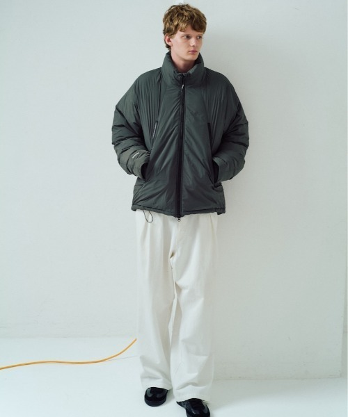ADAM PATEK(アダムパテック)の「【ADAMPATEK/アダムパテック】generous tuck relax chino pants/タック入りワイドシルエットチノパンツ(チノパンツ・レディース・ホワイト/ベージュ・1/2)」の17枚目の写真