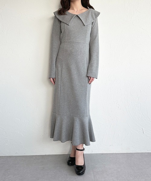 セール】スウェットマーメイドワンピース（ワンピース）｜apres jour