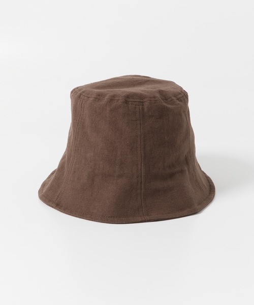 URBAN RESEARCH DOORS（アーバンリサーチドアーズ）の「コットンリネンパネルハット（ハット・レディース・ナチュラル/ブラック/ブラウン・ONE）」の8枚目の写真