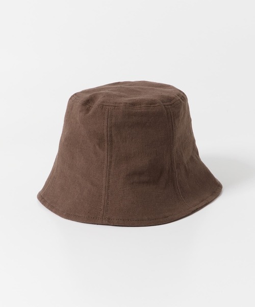 URBAN RESEARCH DOORS（アーバンリサーチドアーズ）の「コットンリネンパネルハット（ハット・レディース・ナチュラル/ブラック/ブラウン・ONE）」の9枚目の写真
