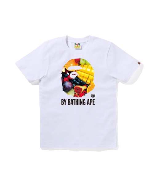 A BATHING APE(アベイシングエイプ)の「BY BATHING APE FRUIT TEE(Tシャツ/カットソー・レディース・ブラック/ホワイト・MEDIUM/SMALL/XX-SMALL/X-SMALL)」の1枚目の写真