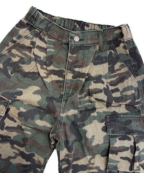 CANVAS+(キャンバスプラス)の「【CANVAS+】ミリタリールーズカーゴパンツ(カーゴパンツ・レディース・カーキ・L/M/S)」の6枚目の写真
