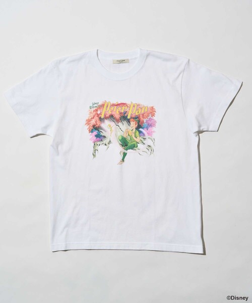 セール】【DISNEY Perter Pan】 ビッグフロントプリントTシャツ 