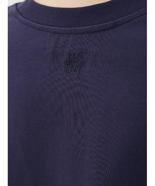 Mila Owen(ミラオーウェン)の「クロップドロゴT(Tシャツ/カットソー・レディース・チャコールグレー/ホワイト/ピンク/ネイビー・FREE)」の14枚目の写真