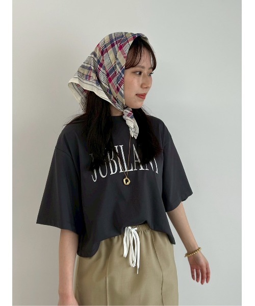 本日23時迄!Mila owen トップス セール】クロップドロゴT(Tシャツ/カットソー)|Mila Owen