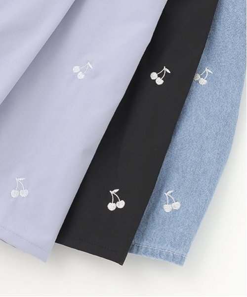 セール】【機能素材】チェリー刺しゅうキュロット（その他パンツ