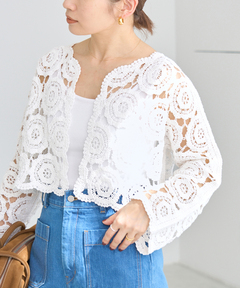 journal standard L'essage レースシャツ レサージュ　花 SP》 レースシャツ（シャツ／ブラウス）｜JOURNAL STANDARD L
