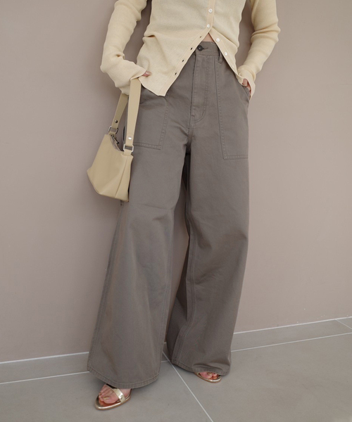 スローブイエナSAWAHOCOペインターパンツカーキ