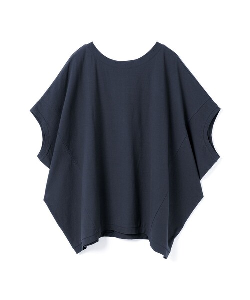 mizuiroind（ミズイロインド）の「mizuiro ind コクーンワイドプルオーバー（Tシャツ/カットソー・レディース・ブラック/オフホワイト/ベージュ/グレー/チャコールグレー/グレー系その他/ネイビー/ライトグレー/ネイビー系2・FREE/フリー）」の9枚目の写真