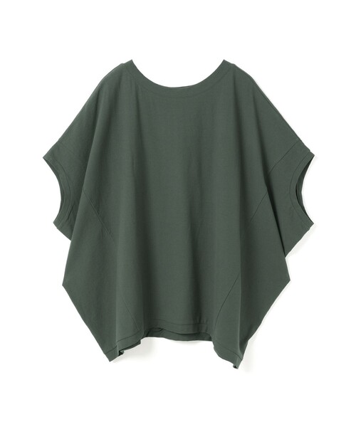 mizuiroind（ミズイロインド）の「mizuiro ind コクーンワイドプルオーバー（Tシャツ/カットソー・レディース・ブラック/オフホワイト/ベージュ/グレー/チャコールグレー/グレー系その他/ネイビー/ライトグレー・FREE/フリー）」の3枚目の写真