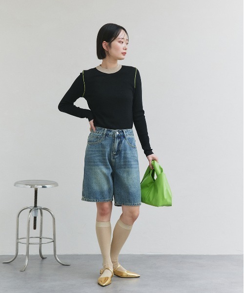 ad thie(アドティエ)の「トライアングル ハンドバッグ(ハンドバッグ・レディース・ブラック/グリーン/キャメル/オフホワイト・FREE)」の19枚目の写真