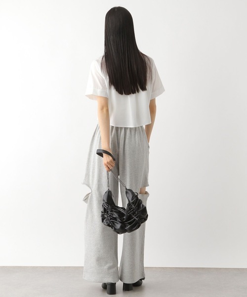Heather(ヘザー)の「モチーフドロストシャツ(半袖) 491039(シャツ/ブラウス・レディース・グレー系その他/ブラック系その他/オフホワイト・FREE)」の8枚目の写真