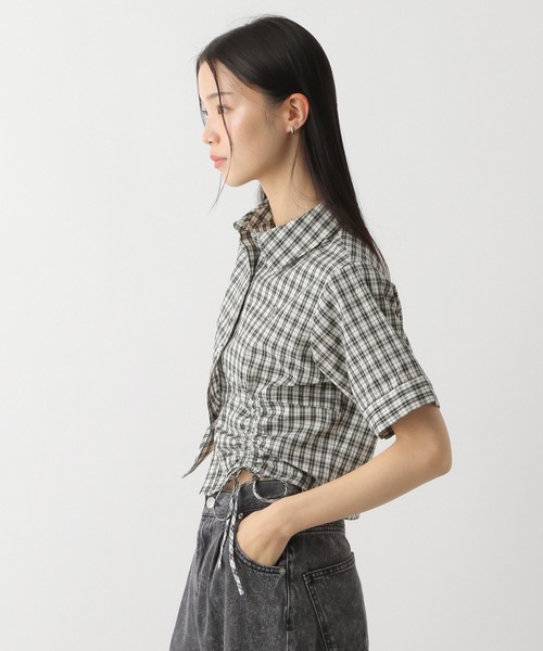Heather(ヘザー)の「モチーフドロストシャツ(半袖) 491039(シャツ/ブラウス・レディース・グレー系その他/ブラック系その他/オフホワイト・FREE)」の11枚目の写真