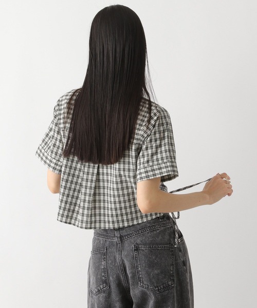 Heather(ヘザー)の「モチーフドロストシャツ(半袖) 491039(シャツ/ブラウス・レディース・グレー系その他/ブラック系その他/オフホワイト・FREE)」の12枚目の写真
