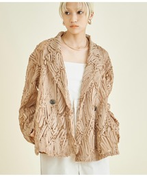 Settimissimo（セッティミッシモ）の「総刺繍 ダブル ジャケット（テーラードジャケット）」