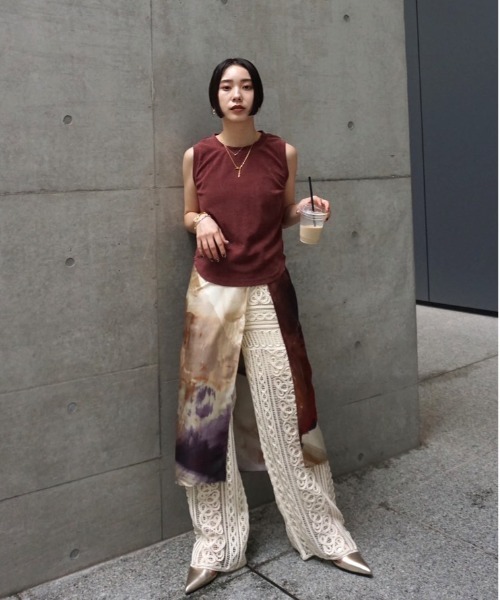 ✭fifi chachnil フィフィ　タンクトップ　パイル セール】COMFY PILE TANK TOP（タンクトップ）｜Ameri（アメリ）の