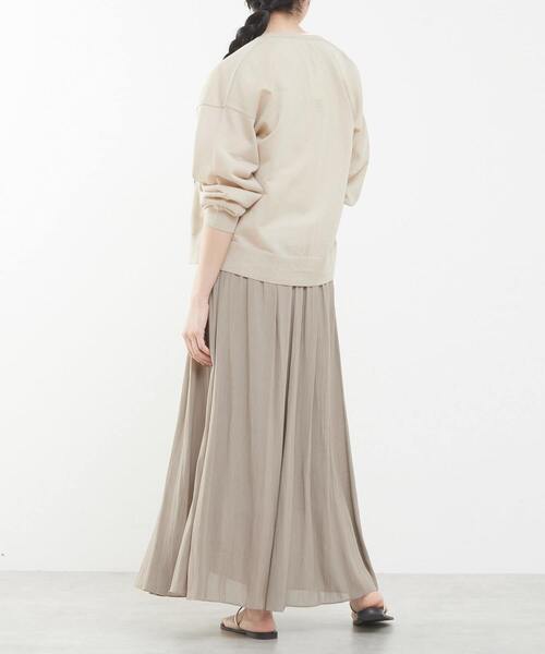 Liesse(リエス)の「パネルフレアスカート(スカート・レディース・ベージュ/ブルー/スミクロ・FREE)」の6枚目の写真