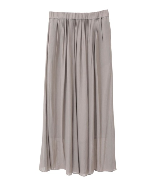 Liesse(リエス)の「パネルフレアスカート(スカート・レディース・ベージュ/ブルー/スミクロ・FREE)」の7枚目の写真