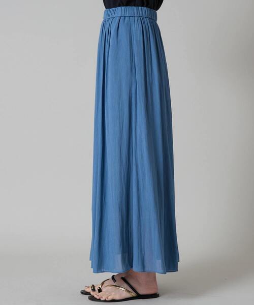 Liesse(リエス)の「パネルフレアスカート(スカート・レディース・ベージュ/ブルー/スミクロ・FREE)」の15枚目の写真