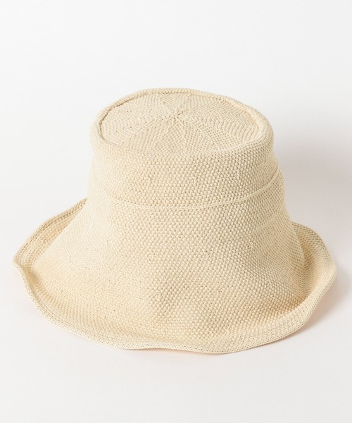 Andemiu（アンデミュウ）の「サーモサマーハット450030（ハット・レディース・ブラック/ナチュラル・FREE）」の4枚目の写真