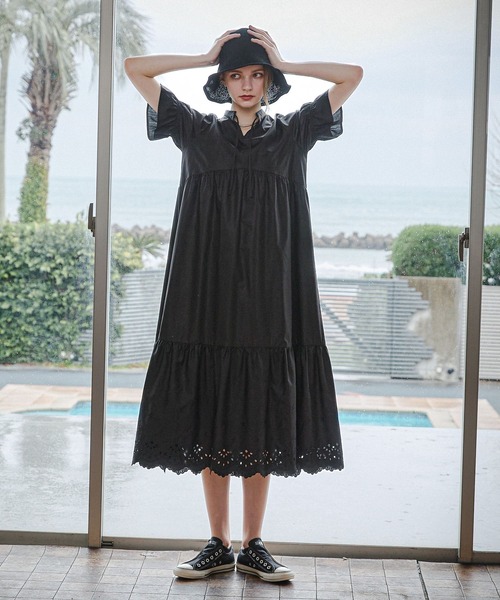 Andemiu（アンデミュウ）の「サーモサマーハット450030（ハット・レディース・ブラック/ナチュラル・FREE）」の10枚目の写真