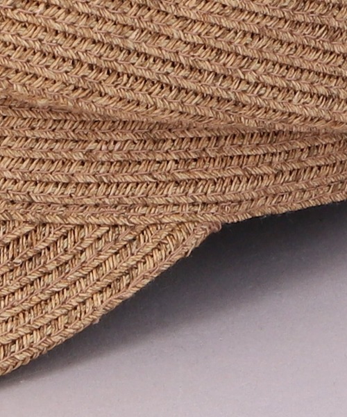 CA4LA（カシラ）の「WASHABLE BRAID CAS8（キャスケット・メンズ・ベージュ/ホワイト/チャコールグレー・ONESIZE）」の8枚目の写真