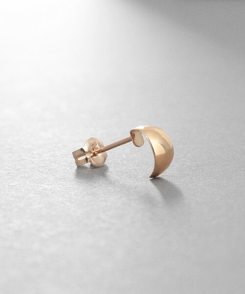COCOSHNIK ONKITSCH(ココシュニックオンキッチュ)の「K10ドームピアス(ピアス(両耳用)・レディース・その他1・00)」の3枚目の写真