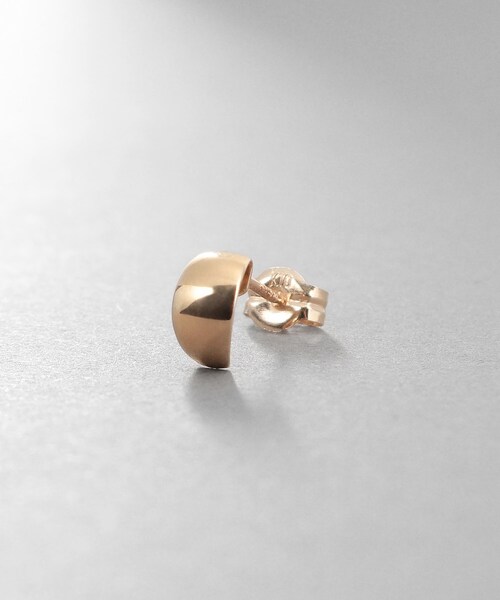 COCOSHNIK ONKITSCH(ココシュニックオンキッチュ)の「K10ドームピアス(ピアス(両耳用)・レディース・その他1・00)」の4枚目の写真