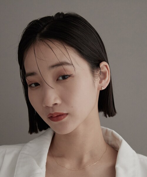 COCOSHNIK ONKITSCH(ココシュニックオンキッチュ)の「K10ドームピアス(ピアス(両耳用)・レディース・その他1・00)」の9枚目の写真