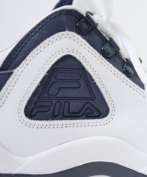 FILA(フィラ)の「FILA 96 GL Grant Hill Sneaker グラント ヒル バスケット スニーカー(スニーカー・メンズ・ブラック/ホワイト×ネイビー・25.5/25/26)」の12枚目の写真