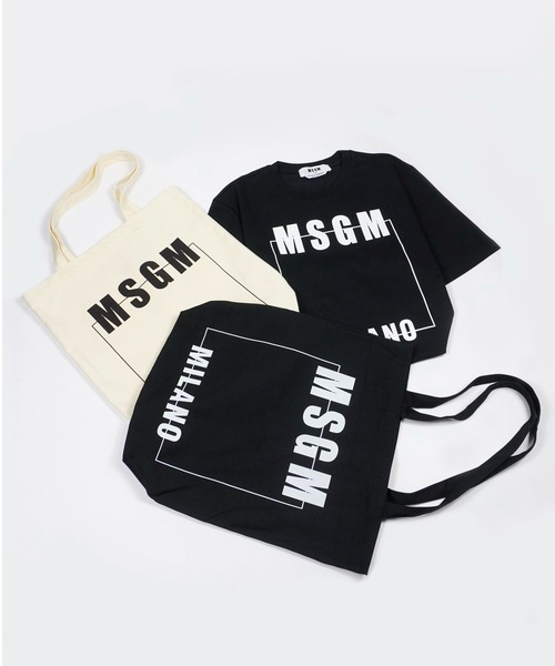 New】MSGM MILANO ロゴTシャツ【Japan Exclusive】（Tシャツ