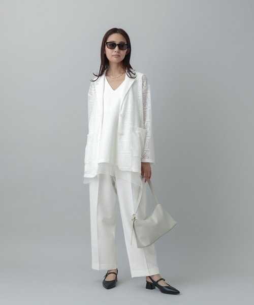 セール】Vネックノースリーブチュニック/MATINEE LINE/327902（シャツ