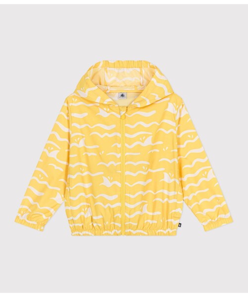 PETIT BATEAU｜プチバトー（キッズ）のマウンテンパーカー（花柄