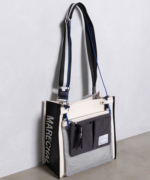 MARECHAL TERRE（マルシャルテル）の「トリオバック（ショルダーバッグ・レディース・ブラック/アイボリー/シルバー/グリーン・FREE）」の10枚目の写真