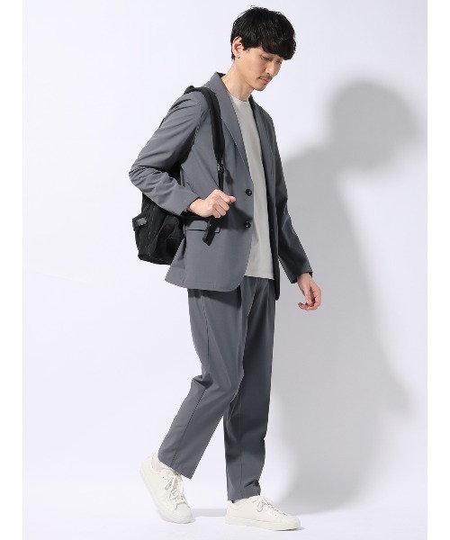 未使用　Fitme moi　ウォッシャブル　パンツ　セットアップ　グレー　EL セール】PERFORMANCE SUIT【2点セット】ジャケット＆パンツ