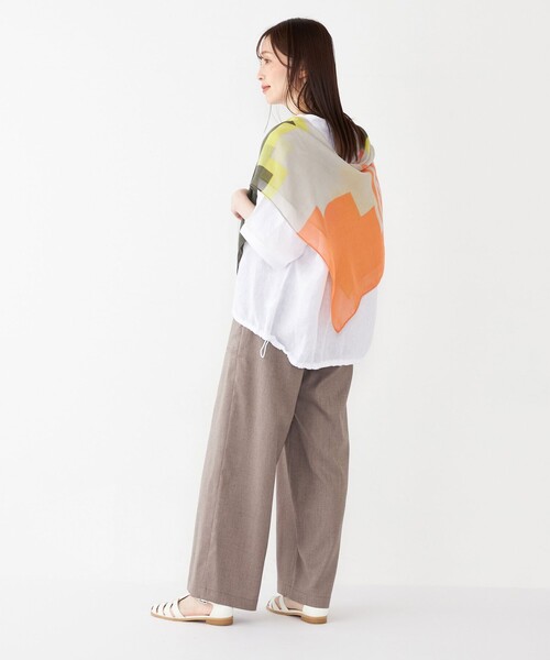 【新品】 SHIPS EURO Linen 七分袖カットソー M ホワイト SHIPS 公式サイト