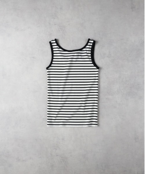 Right-on(ライトオン)の「【HONEYSUCKLE ROSE】リブタンクトップ(タンクトップ・レディース・ブラック/ブラック×ホワイト/オフホワイト・L/M)」の15枚目の写真