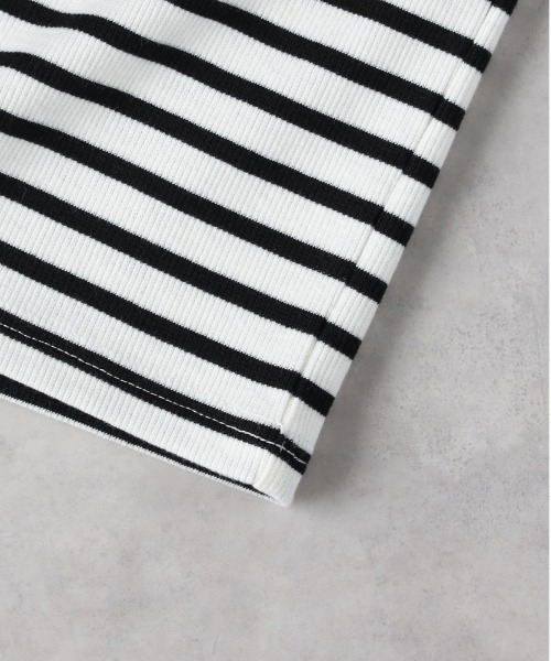 Right-on(ライトオン)の「【HONEYSUCKLE ROSE】リブタンクトップ(タンクトップ・レディース・ブラック/ブラック×ホワイト/オフホワイト・L/M)」の12枚目の写真