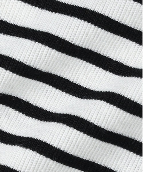 Right-on(ライトオン)の「【HONEYSUCKLE ROSE】リブタンクトップ(タンクトップ・レディース・ブラック/ブラック×ホワイト/オフホワイト・L/M)」の11枚目の写真