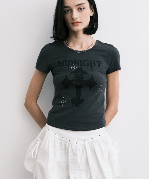 Tシャツ・カットソー [MIDNIGHT MOVE] CROSS T Midnight Move／CROSS T（Tシャツ/カットソー）｜Midnight Move